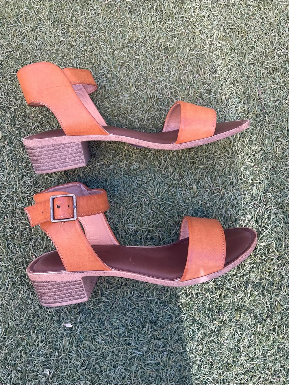Rock & Candy Brown Ankle-Strap Sandals